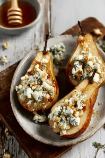 Blue Cheese Stuffed Pears