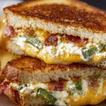 Roasted Jalapeno Popper Grilled Cheese