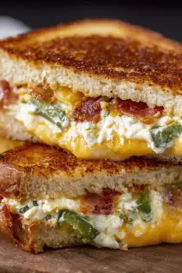 Roasted Jalapeno Popper Grilled Cheese