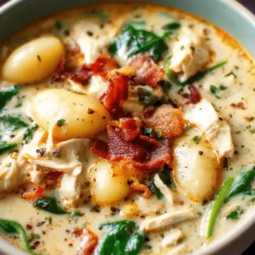 Chicken Bacon Gnocchi Soup