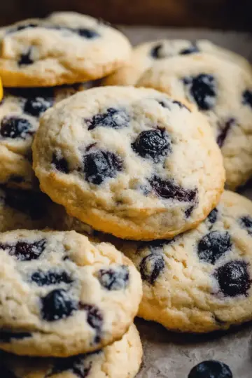 Lemon Blueberry Cookies