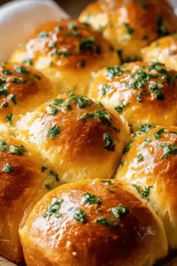 Garlic Butter Dinner Rolls