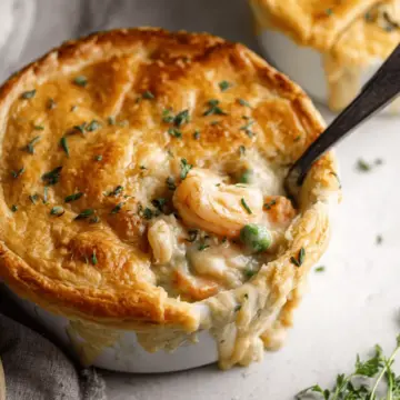 Seafood Pot Pie (with Cheddar Bay Crust)