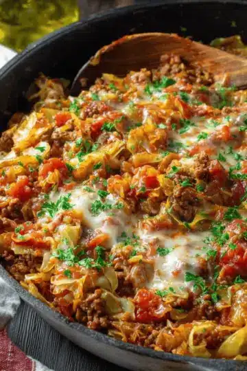 Unstuffed Cabbage Roll Skillet