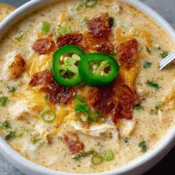 Jalapeno Popper Chicken Soup