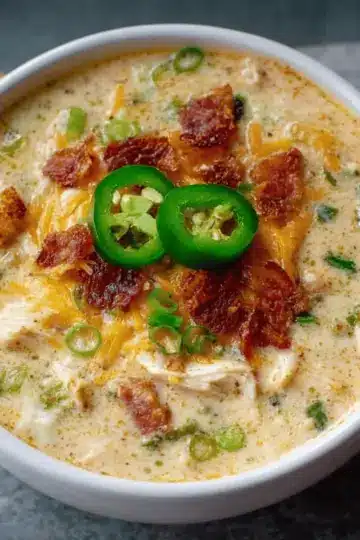 Jalapeno Popper Chicken Soup