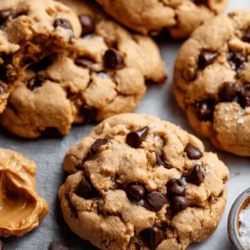 Bakery-Style Peanut Butter Chocolate Chip Cookies