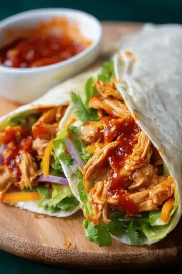 Sweet Chili Chicken Wraps