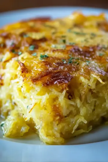 Spaghetti Squash Au Gratin