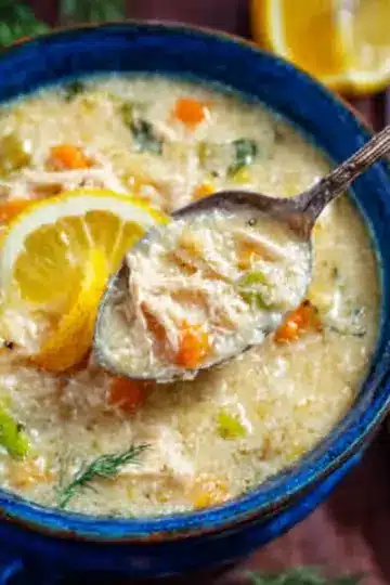 Avgolemono Soup Recipe (Greek Lemon Chicken Soup)