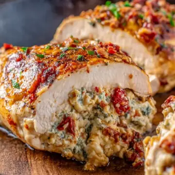 Creamy Pepperjack Stuffed Chicken Breast