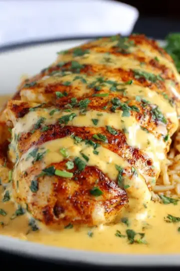 Mexican Chicken with Cheese Sauce