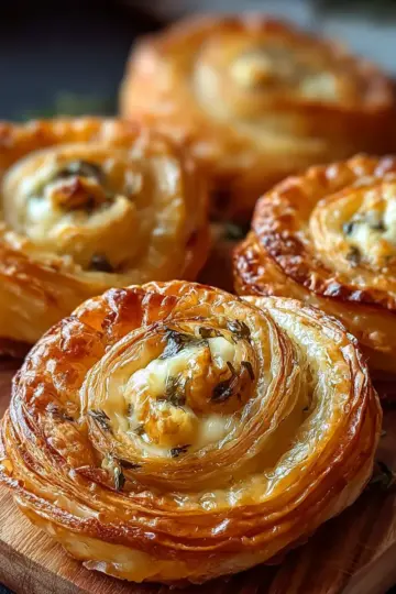 Savory Cheese Pastry Coils