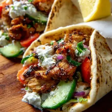 Greek Chicken Gyros recipe