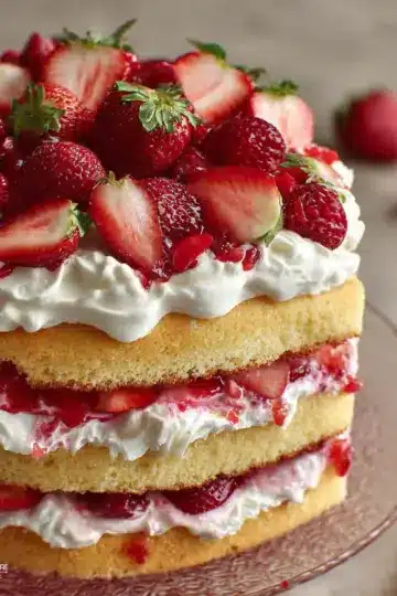 Strawberry Shortcake Cake