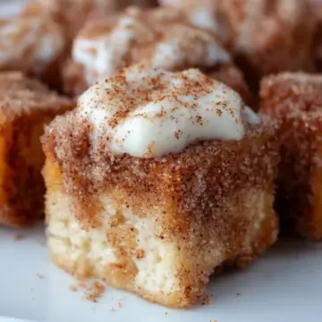 Angel Food Cake Churro Bite