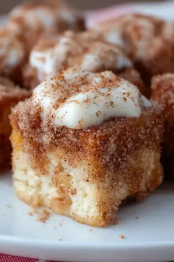 Angel Food Cake Churro Bite