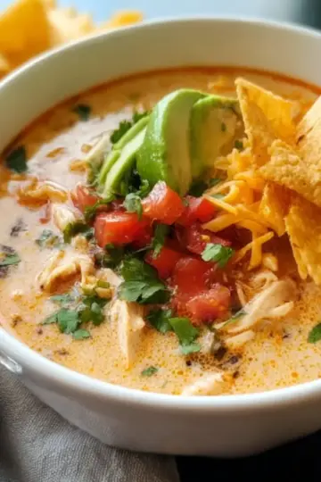 Creamy Chicken Tortilla Soup