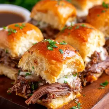 Easy French Dip Sliders Recipe