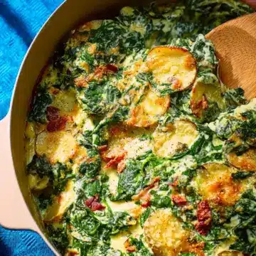 Fresh Spinach Gratin Recipe