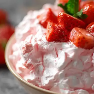 Strawberry Jello Fluff Salad