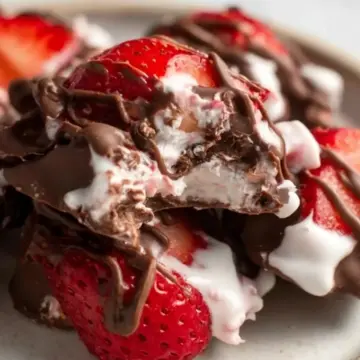 Chocolate Strawberry Yogurt Clusters (Viral Recipe!)