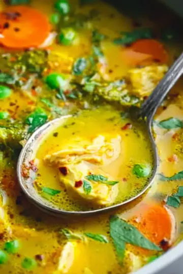 Anti Inflammatory Turmeric Chicken Soup
