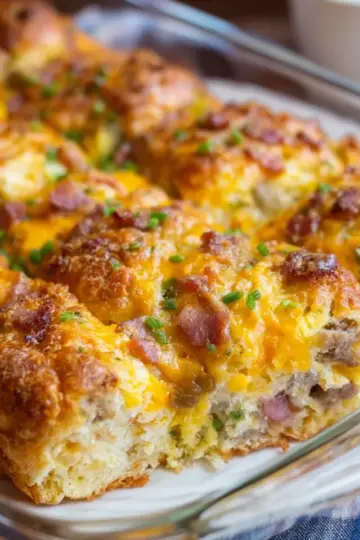 Crescent Roll Breakfast Casserole