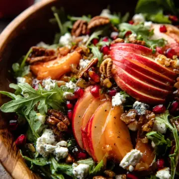 Autumn Harvest Honeycrisp Apple and Feta Salad.