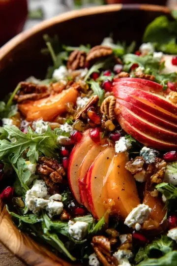 Autumn Harvest Honeycrisp Apple and Feta Salad.
