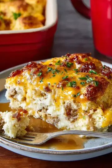 Biscuits and Gravy Casserole