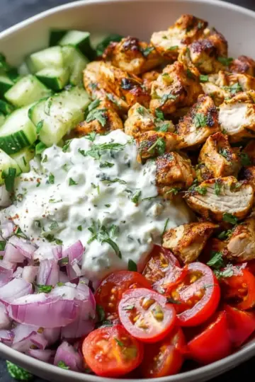 Chicken Gyro Bowls