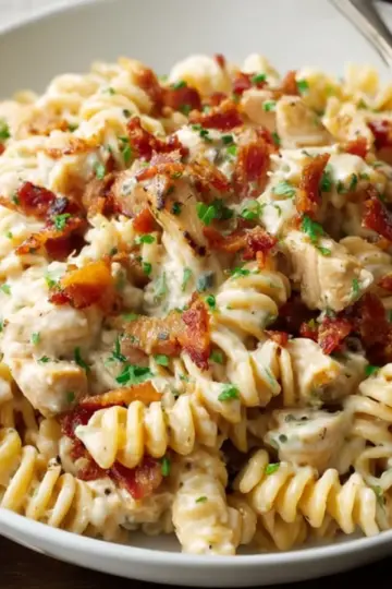 Chicken Bacon Ranch Pasta