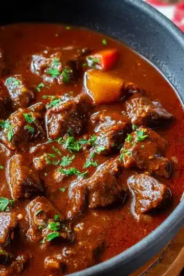 Authentic German Goulash (Rindergulasch)