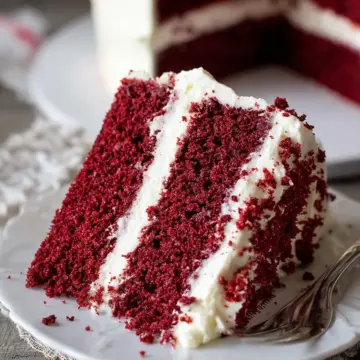 Red Velvet Cake with Cream Cheese Frosting