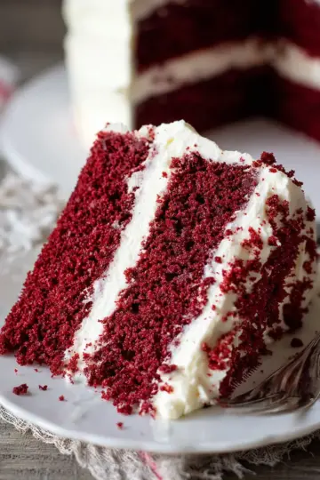 Red Velvet Cake with Cream Cheese Frosting