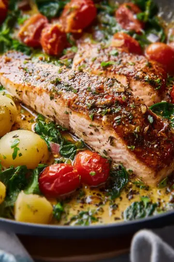 Tuscan salmon