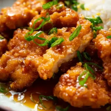 Crispy Chinese Lemon Chicken