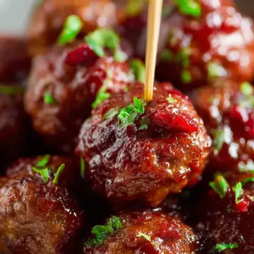 Cranberry Meatballs