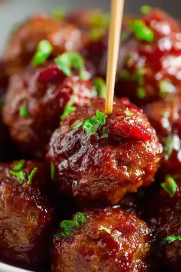 Cranberry Meatballs
