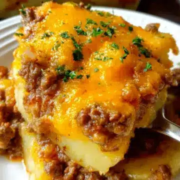 Ground Beef and Potato Casserole