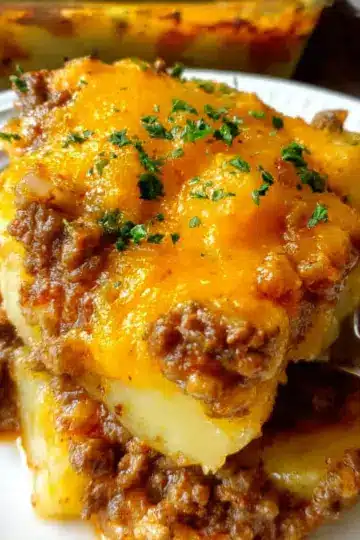 Ground Beef and Potato Casserole