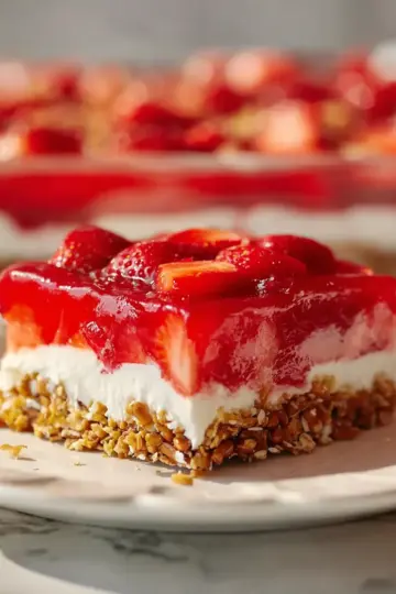 Strawberry Pretzel Salad