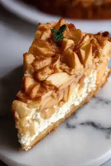 Simple and Delicious Mascarpone Apple Torte