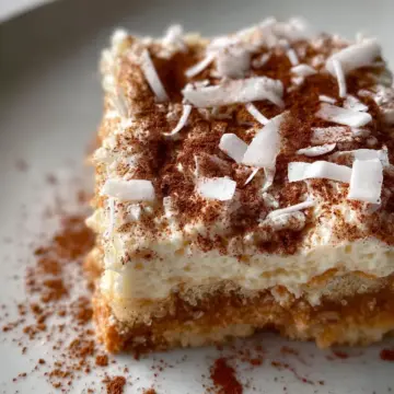 Coconut Rum (Coquito) Tiramisu