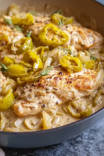 Creamy Pepperoncini Chicken
