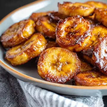 Pan Fried Bananas with Cinnamon