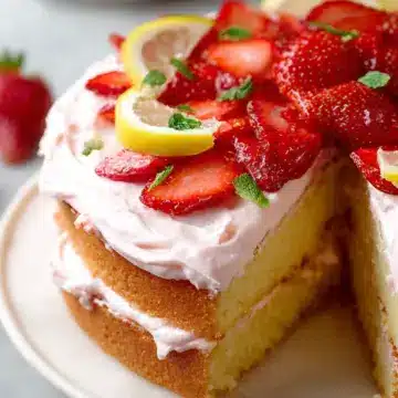 Strawberry Lemon Cake