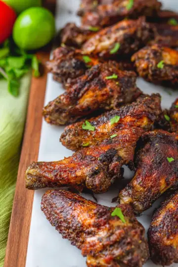 Baked Jamaican Jerk Chicken Wings