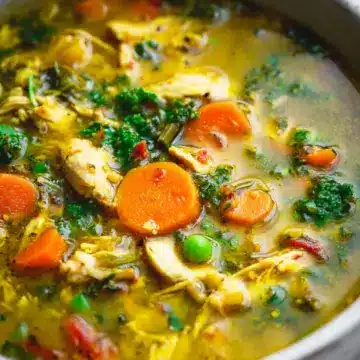 Anti Inflammatory Turmeric Chicken Soup